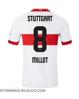 Stuttgart Enzo Millot #8 Maglia Gara Casa Repliche 2024-25